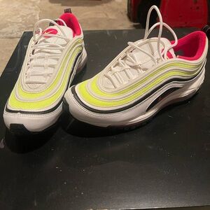 Nike air max 97 neon volt size 10 men’s slightly used w no box